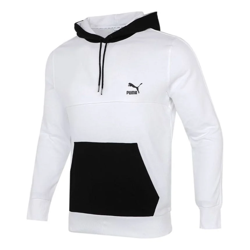 PUMA CLSX ColBlock Hoodie 'White' 534158-52 - 1