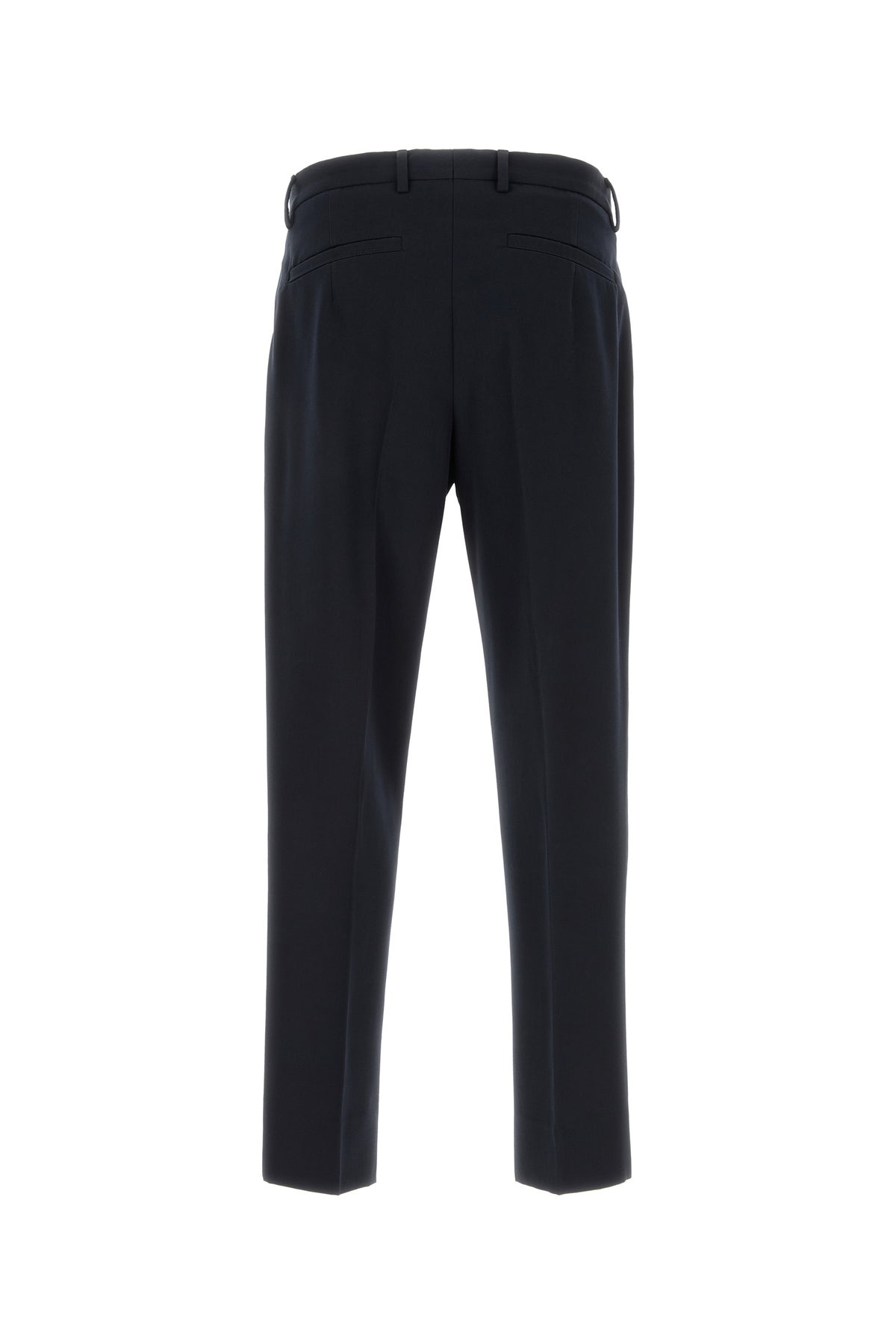 Midnight blue cotton blend pant - 2