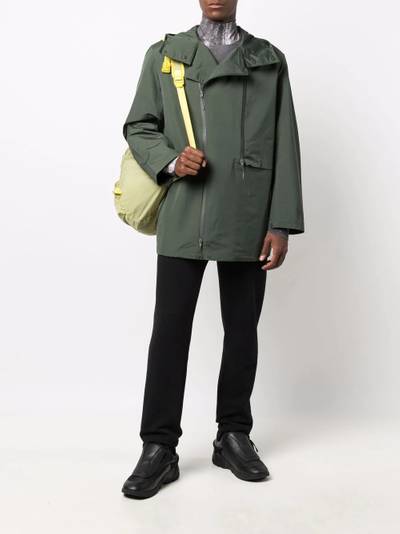 Y-3 zip-fastening long-sleeve coat outlook