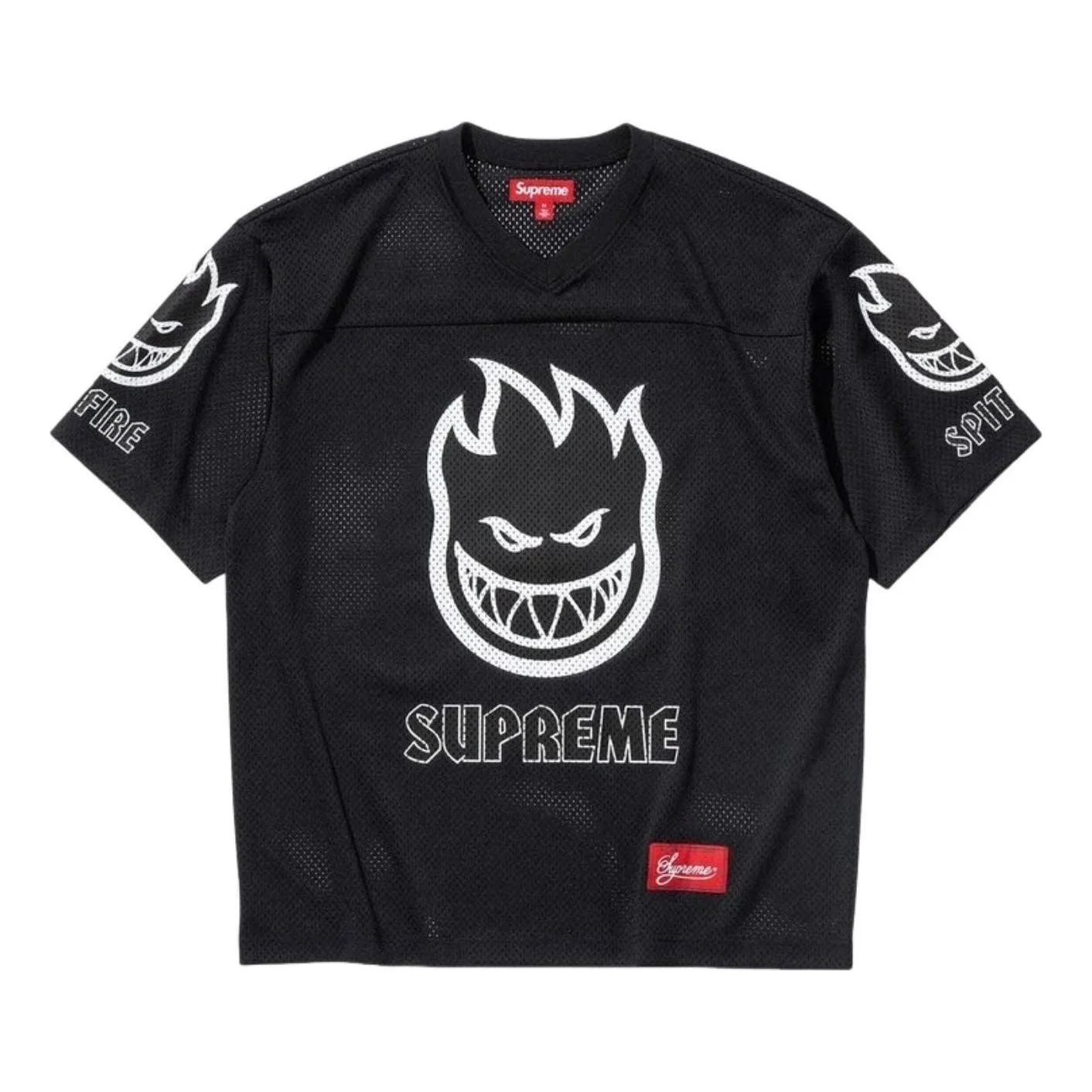 Supreme x Spitfire SS26 Football Jersey 'Black' SUP-SS26-338-BLK - 1