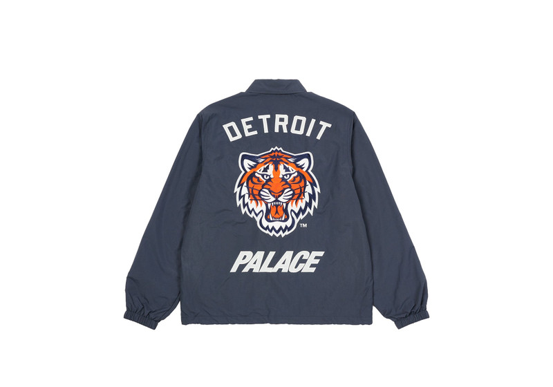 PALACE DETROIT TIGERS 새로운 ERA COACH 재킷 NAVY - 1
