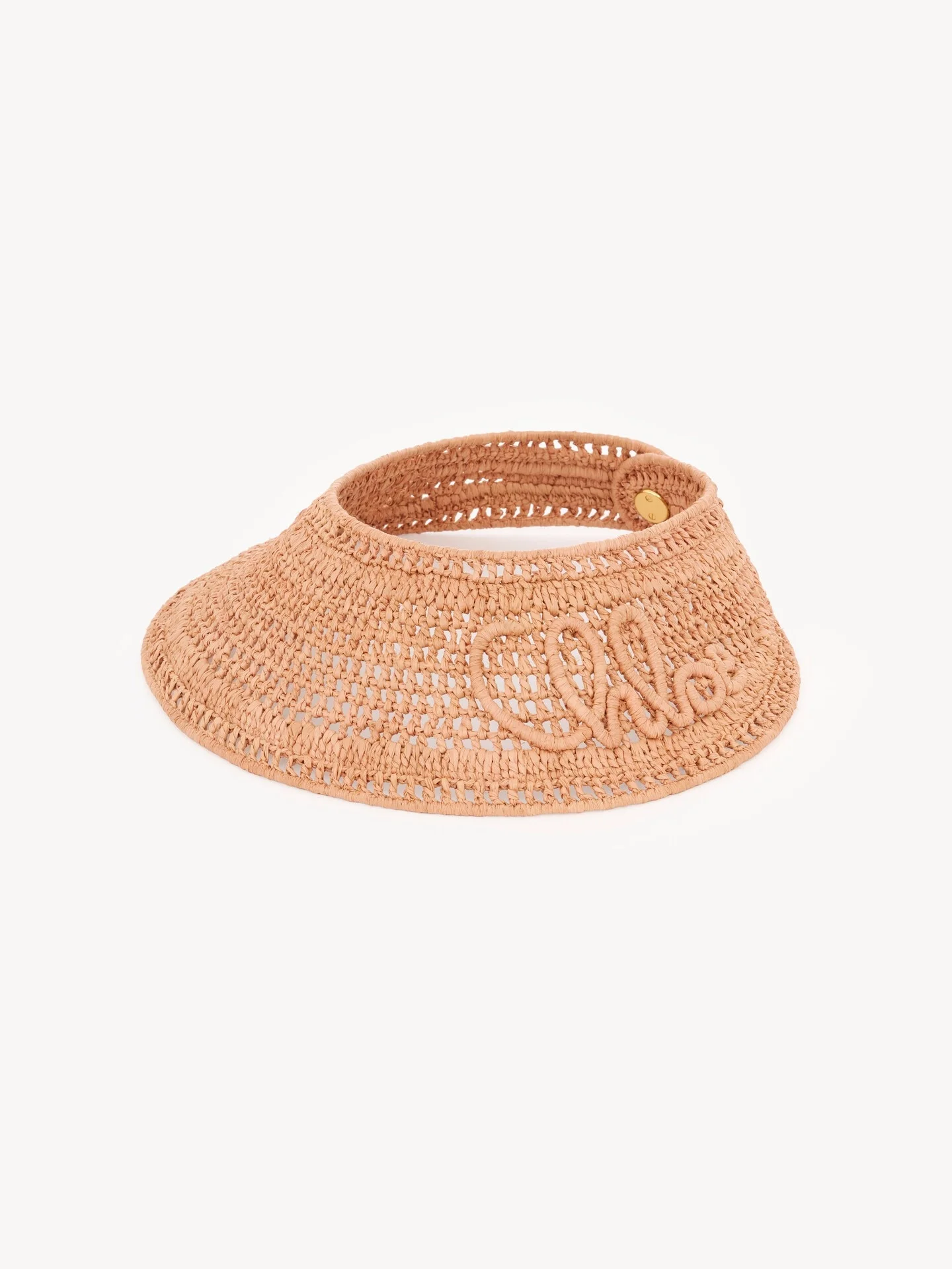 THE CHLOÉ RAFFIA VISOR - 1