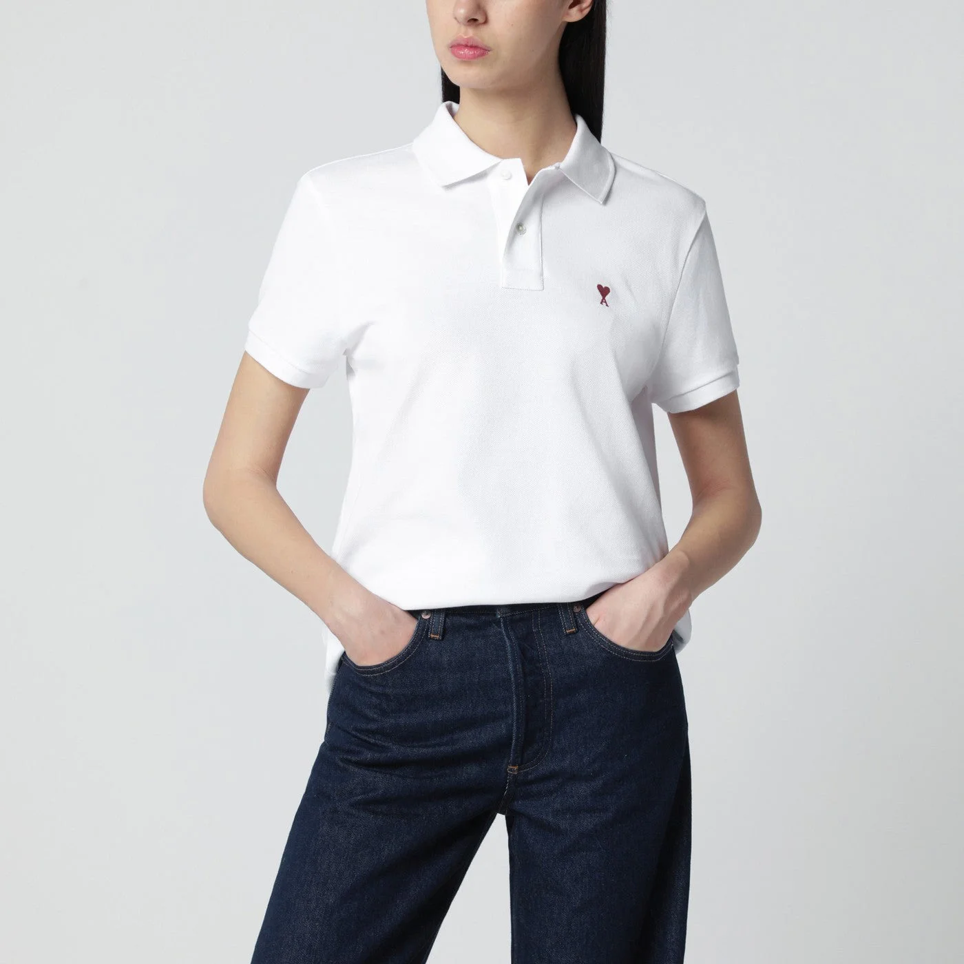White Ami De Coeur polo shirt - 1