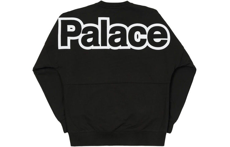 Palace FW21 Word Crew Sweater 'Black' P20CS016 - 2