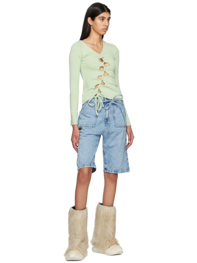 AVAVAV SSENSE Exclusive Green Long Sleeve T-Shirt outlook