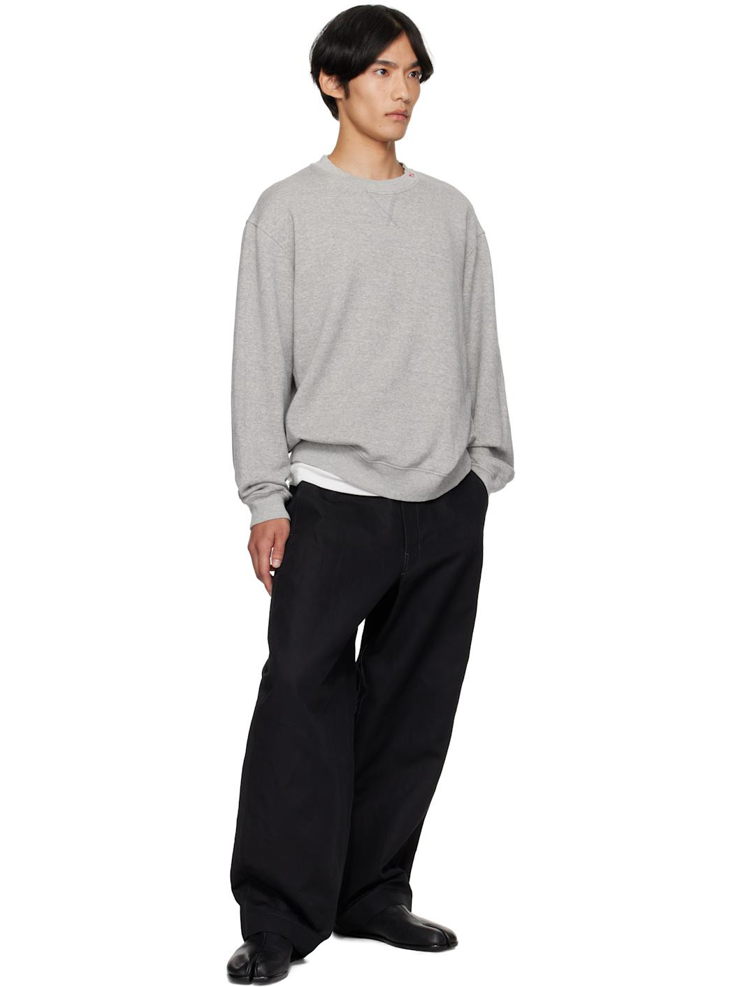 Gray Daily Crew Sweatshirt - 4