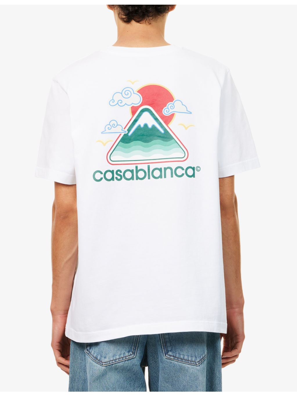 Montagne Ondulee Brand-Print Cotton-Jersey T-Shirt - 4