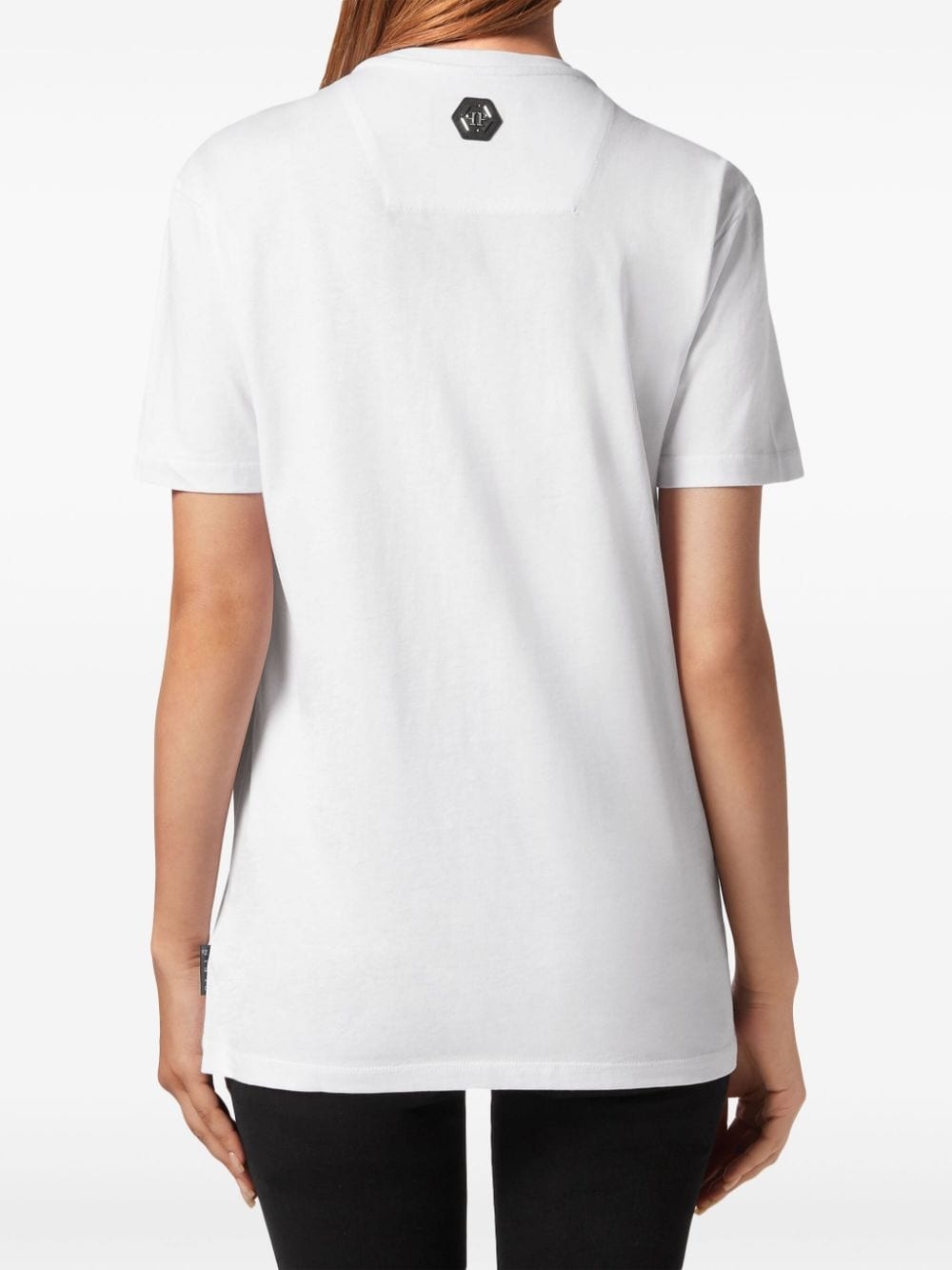 tattoo motif cotton T-shirt - 3