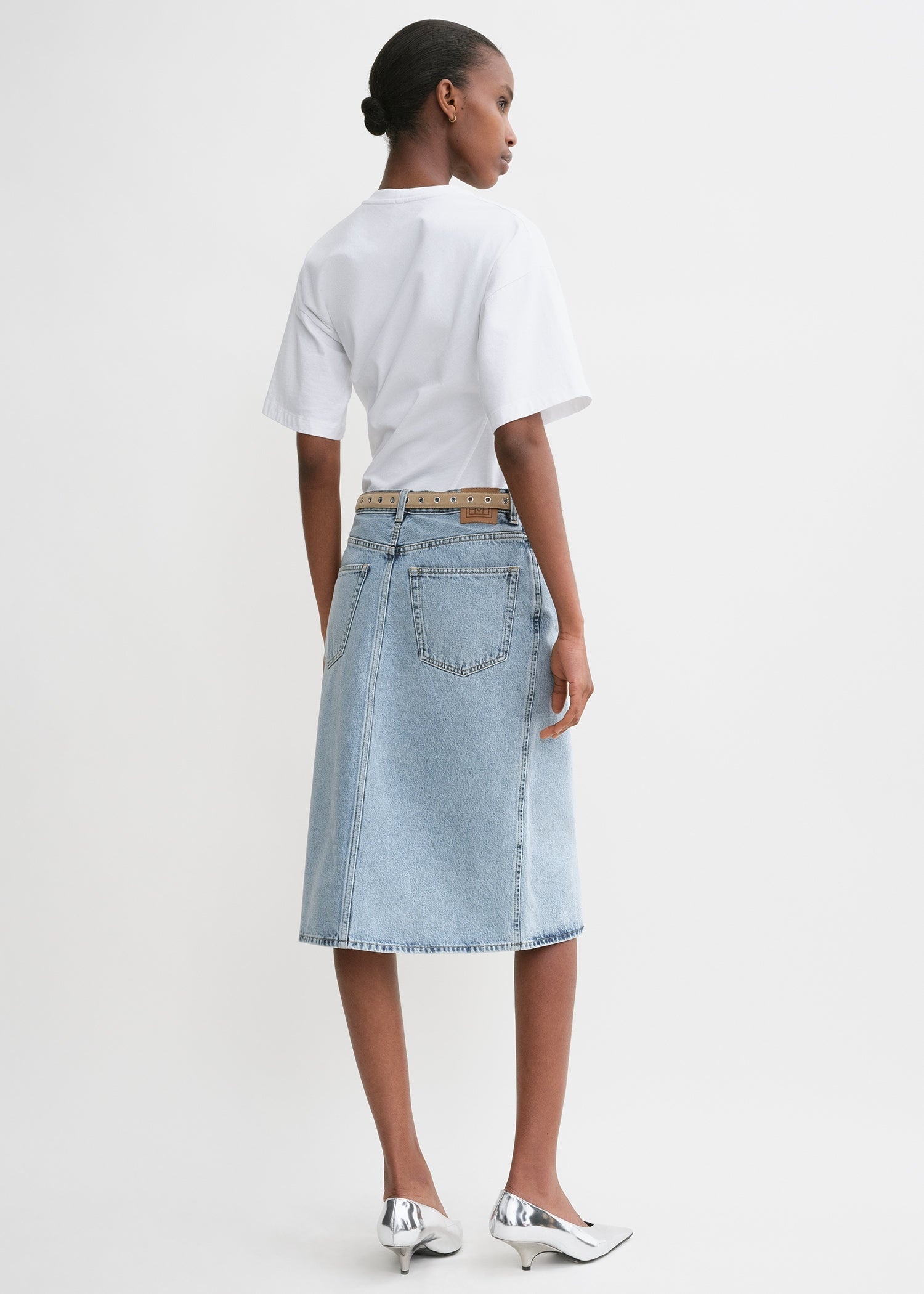 Twisted jersey tee off-white - 4