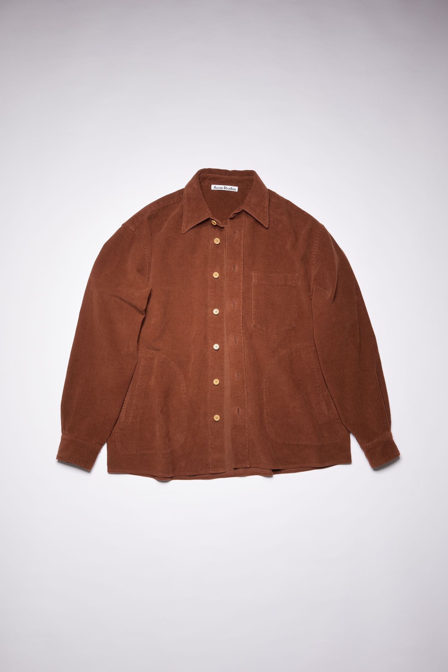 Corduroy shirt - Chestnut brown - 4