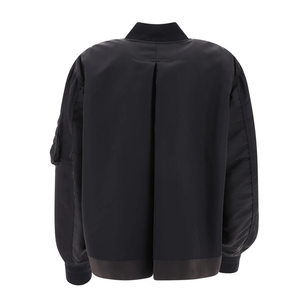 Sacai Black Jackets - Bomber Jackets Women - 4