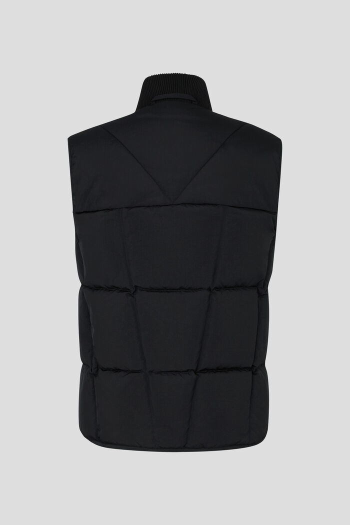 Cliff Quilted waistcoat in Black - 9