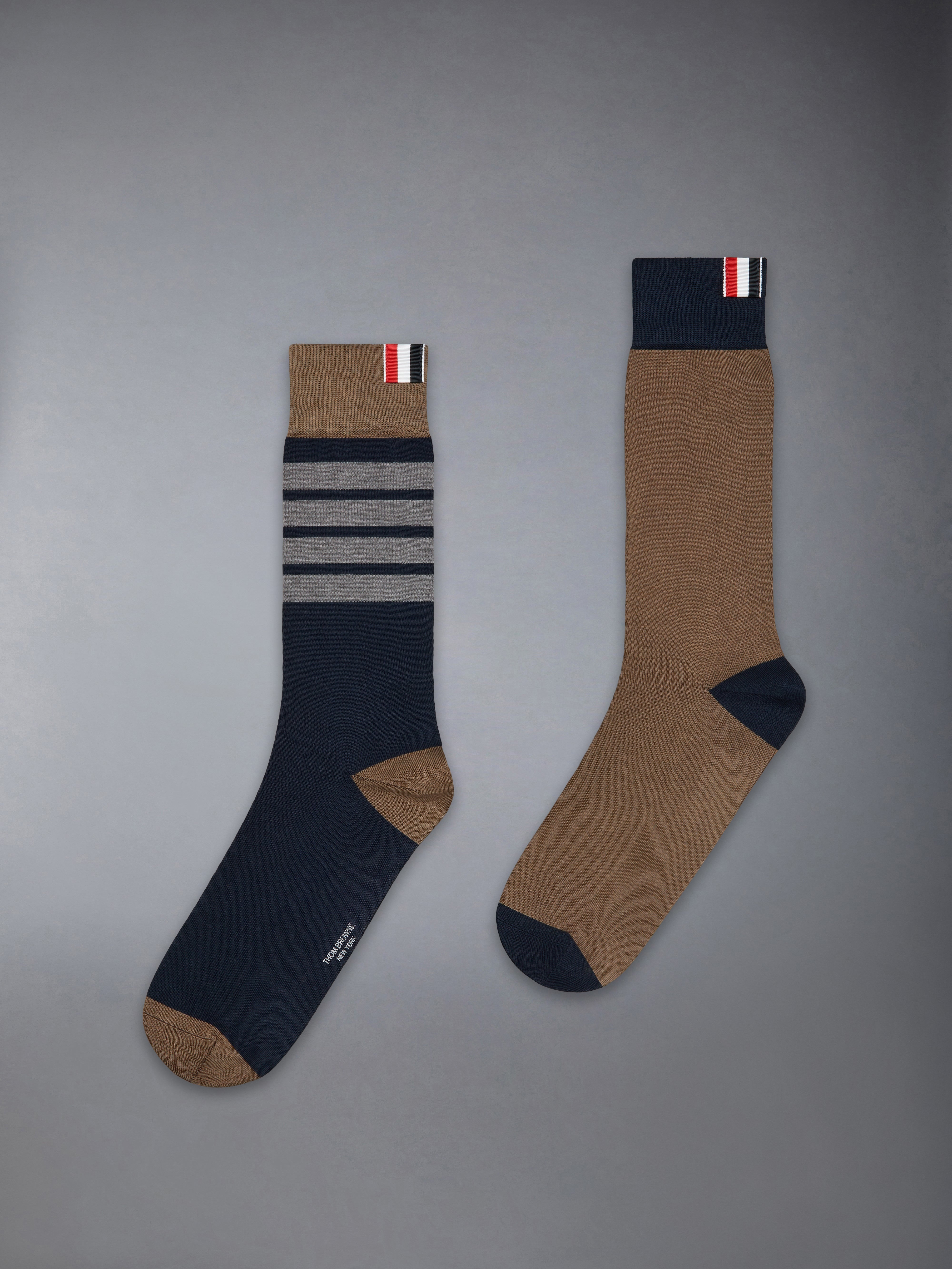 FUNMIX 4-BAR MID CALF SOCKS - 1