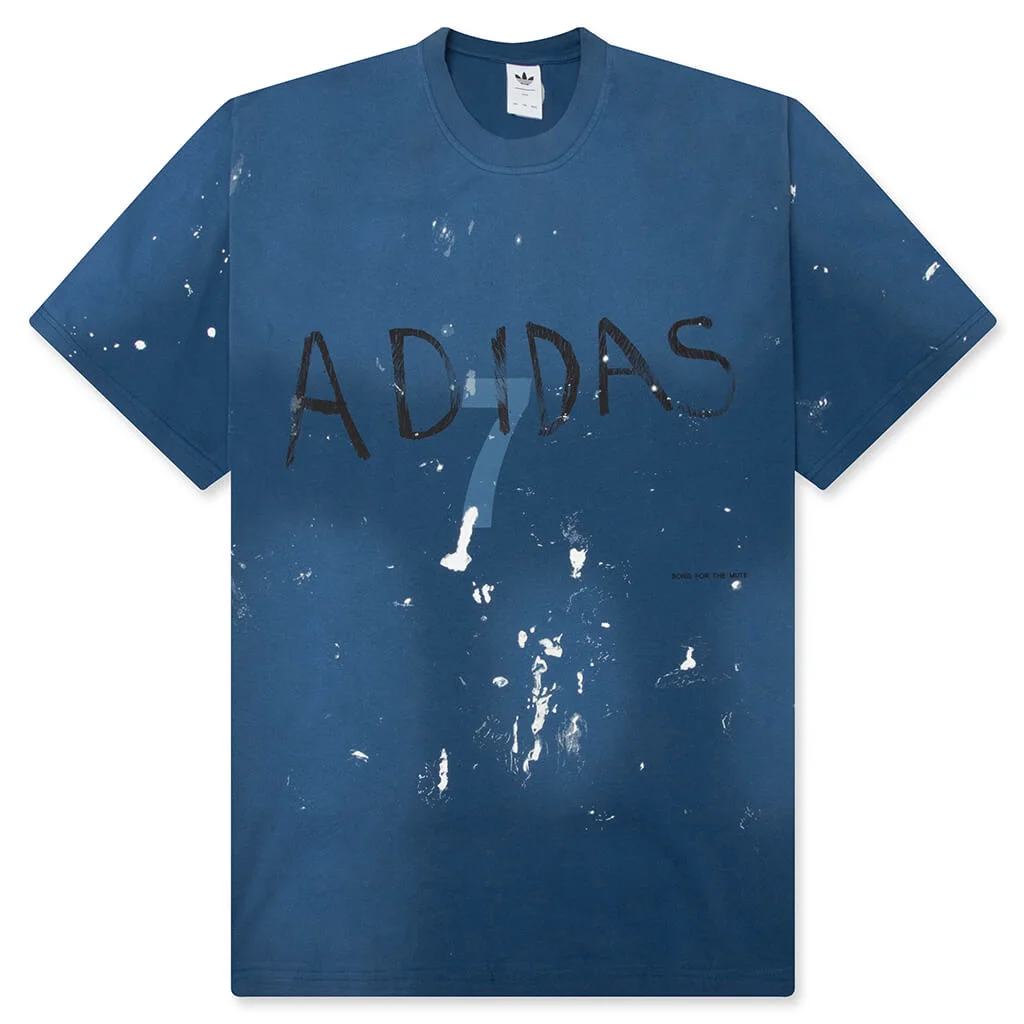 ADIDAS ORIGINALS X SONG FOR THE MUTE 007 SHORT SLEEVE TEE - DUSKY PETROL - 1