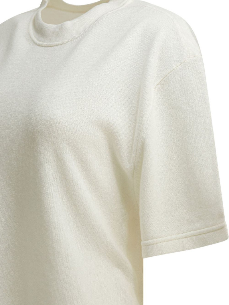 cashmere cropped T-shirt 4