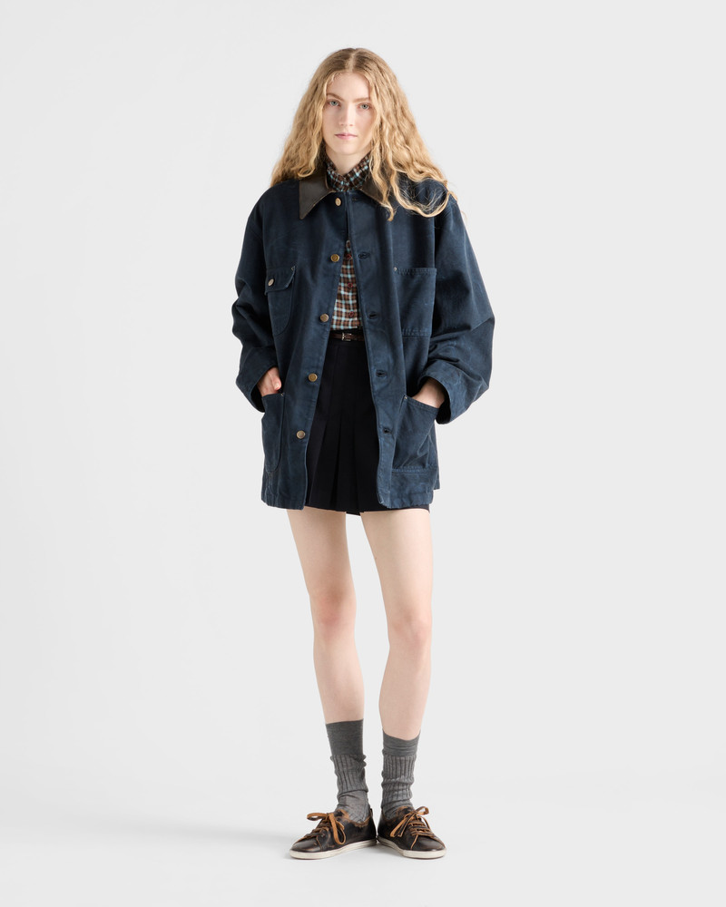 Prada Kid mohair mini skirt outlook