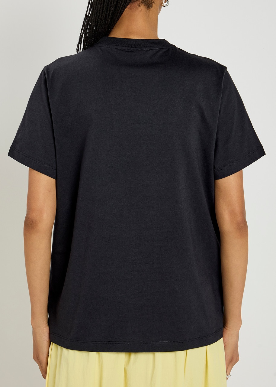 Ganni Banana-print Logo Cotton T-shirt - 3