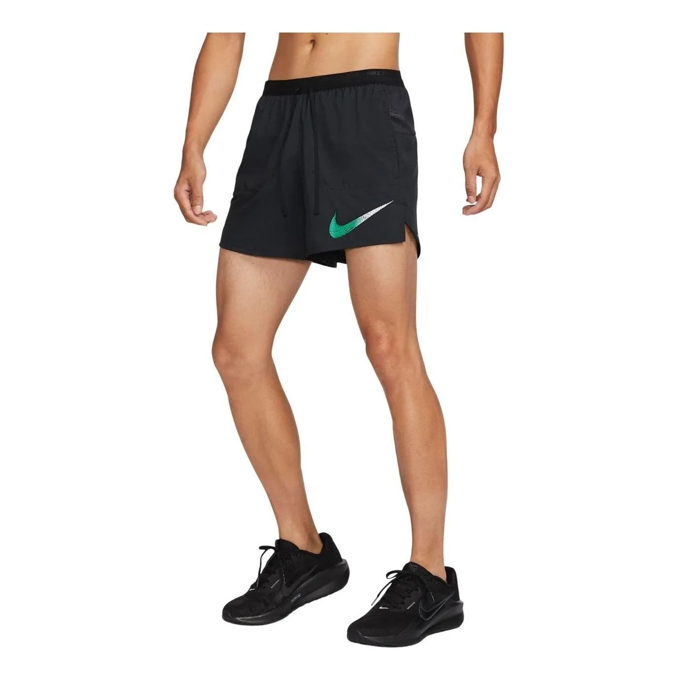 Nike Stride Dri-FIT Running Shorts Asia Sizing 'Kipchoge-Black' FZ1077-010 - 1