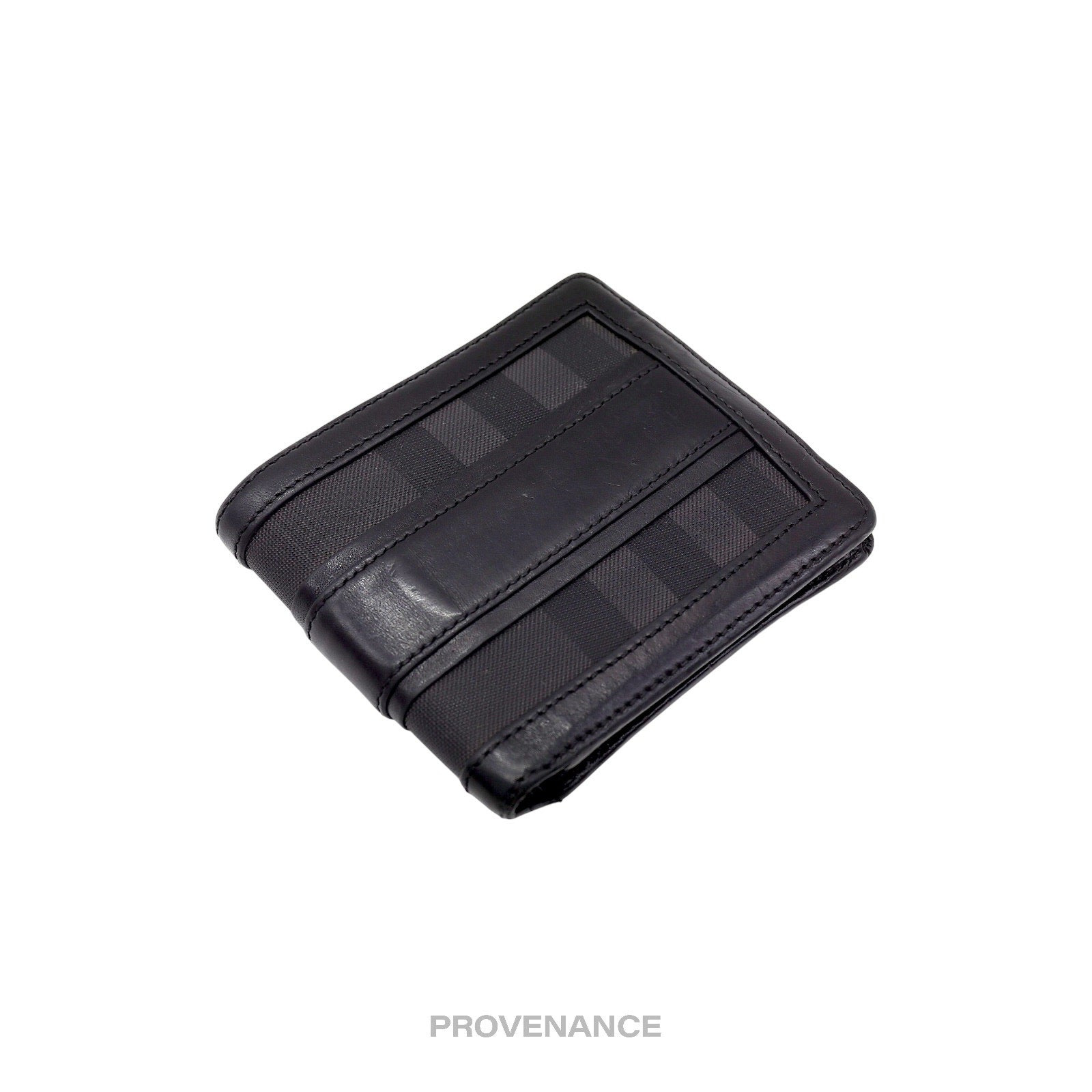 Burberry Bifold Wallet -  London Check Black Charcoal - 4