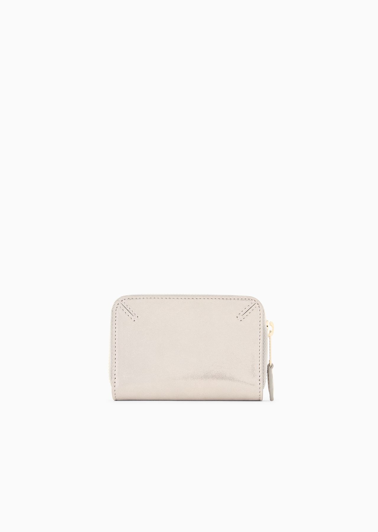 La Prima wraparound zip card holder in glossy nubuck - 2