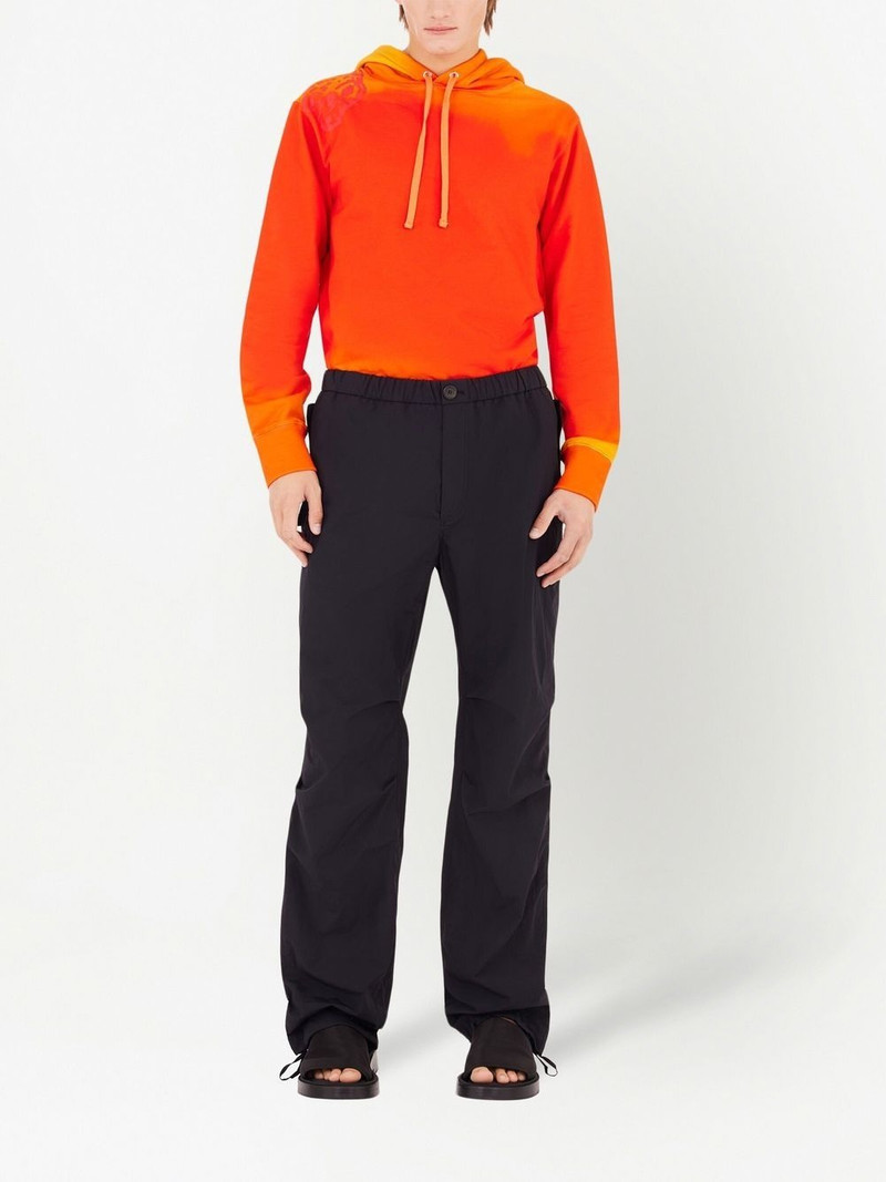 FERRAGAMO logo-plaque straight-leg trousers outlook