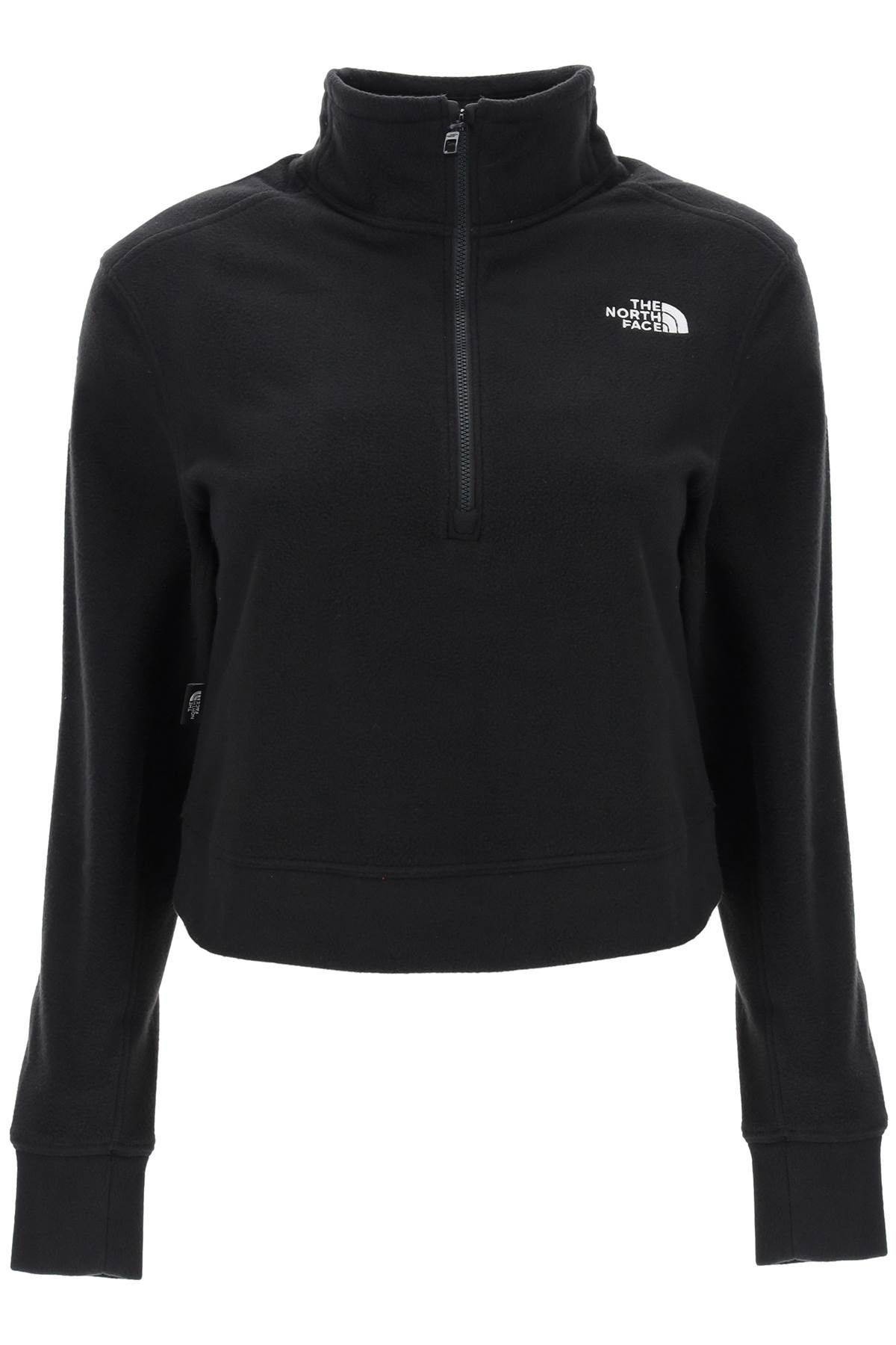 GLACER CROPPED FLEECE SWEATSHIRT - 1