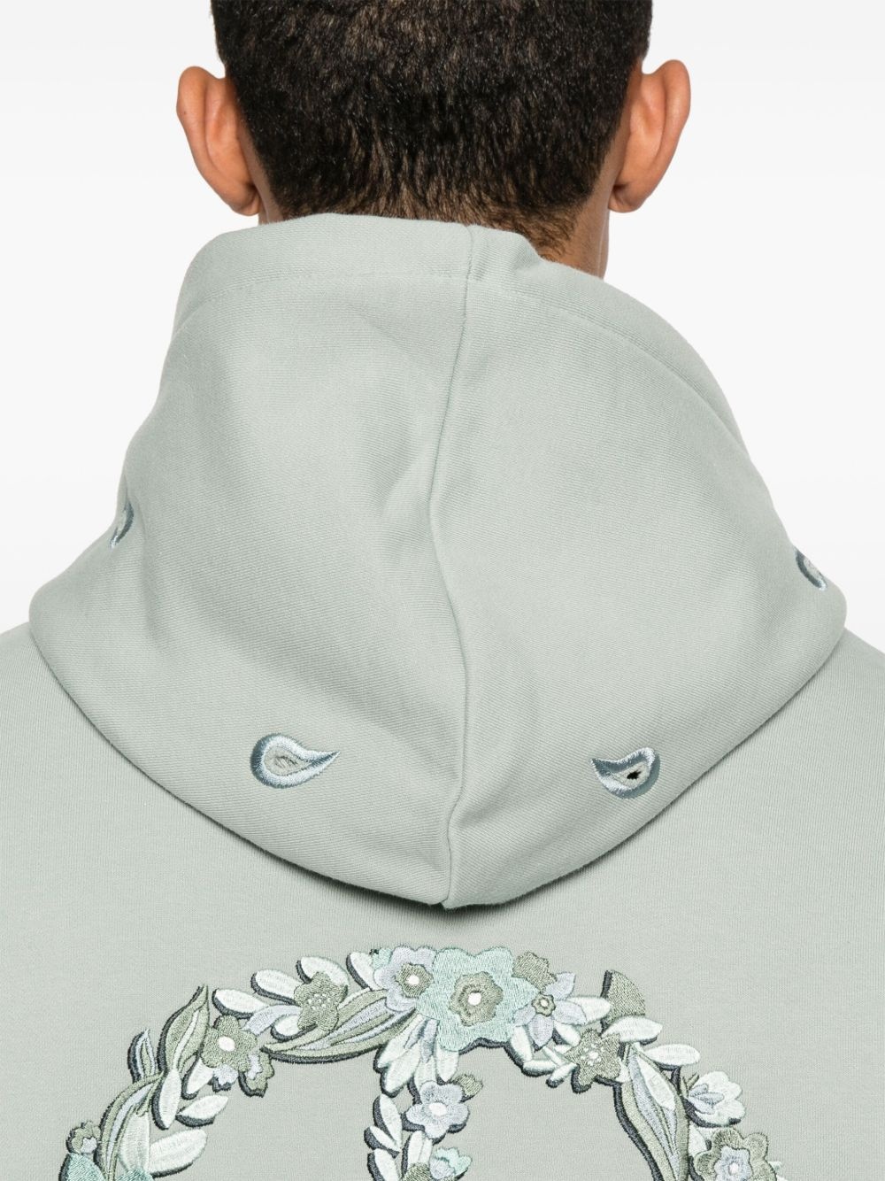 cut out-detail hoodie - 5