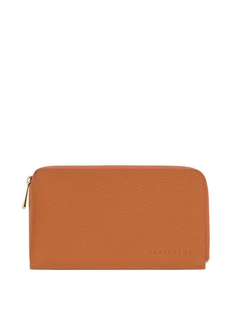 Longchamp Le Foulonné zip pouch outlook