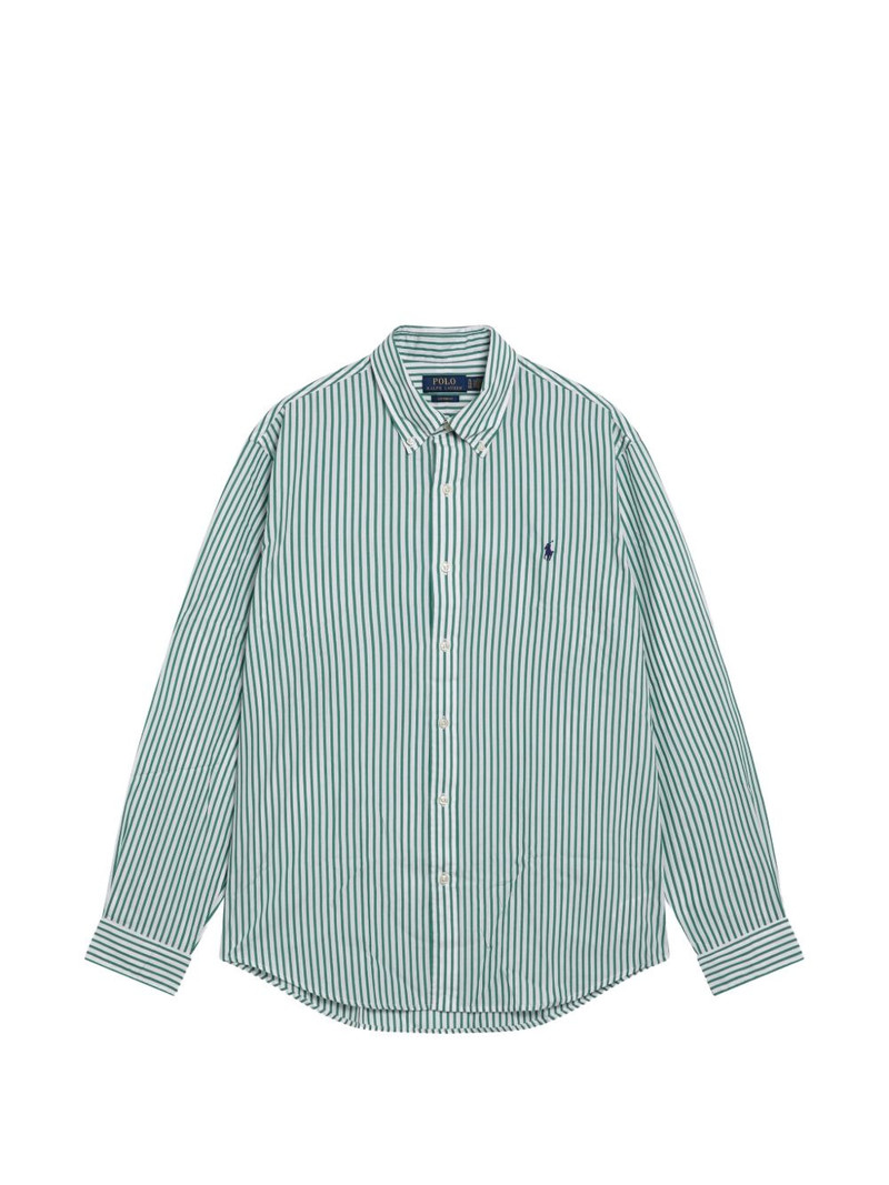 striped woven sport shirt 1