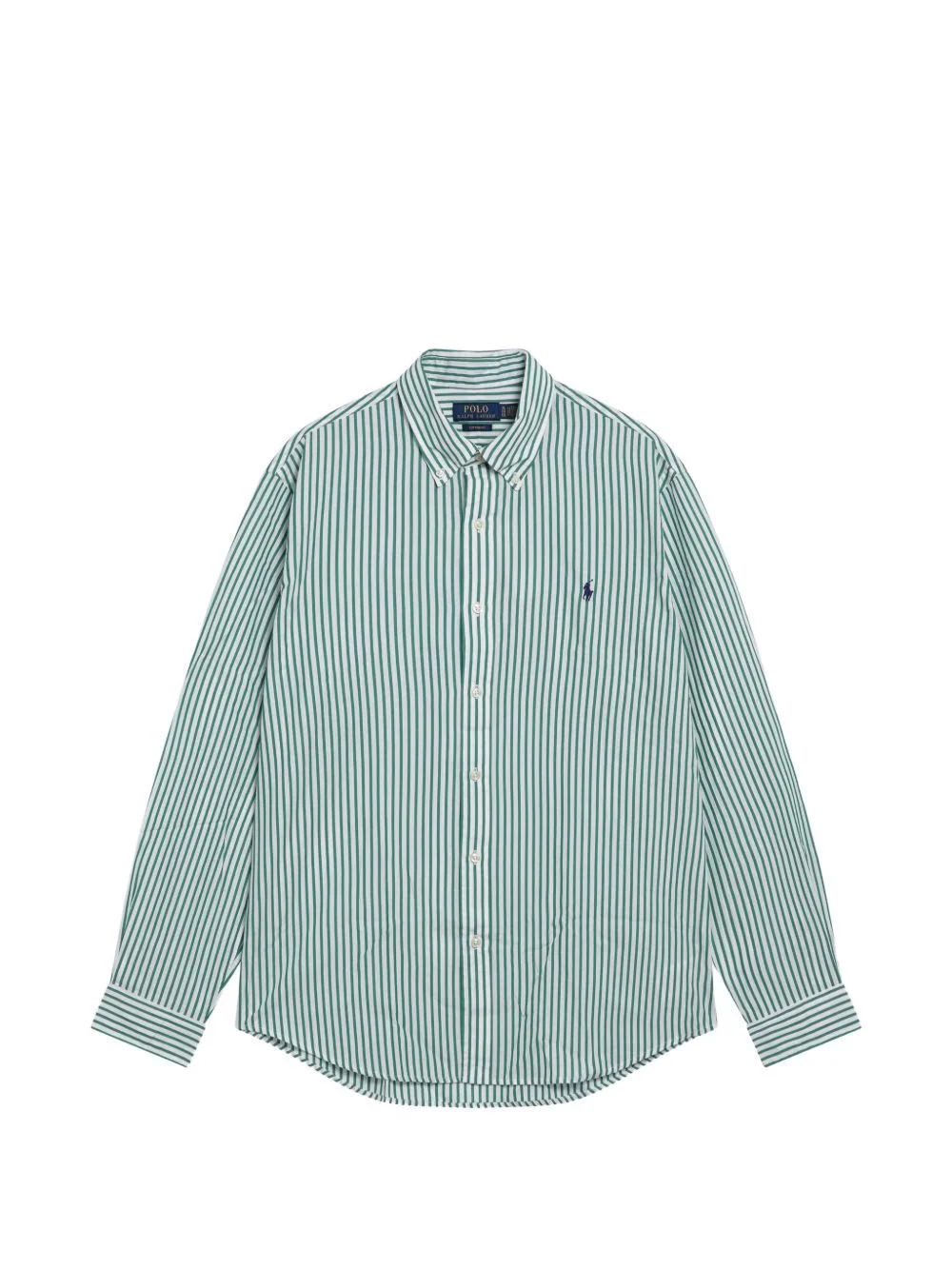 striped woven sport shirt - 1