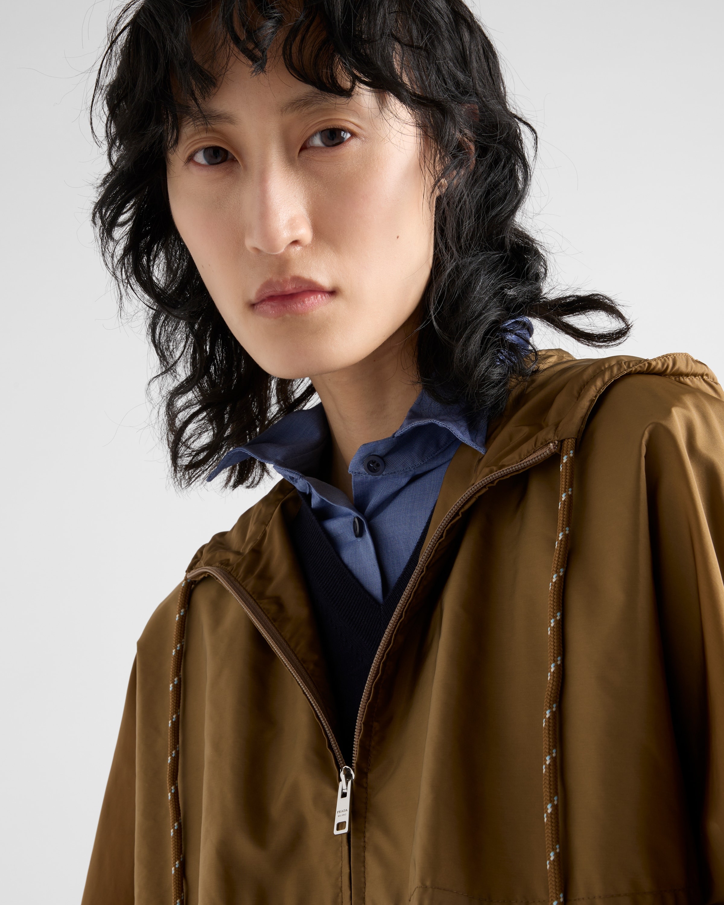 Lightweight Re-Nylon raincoat - 3