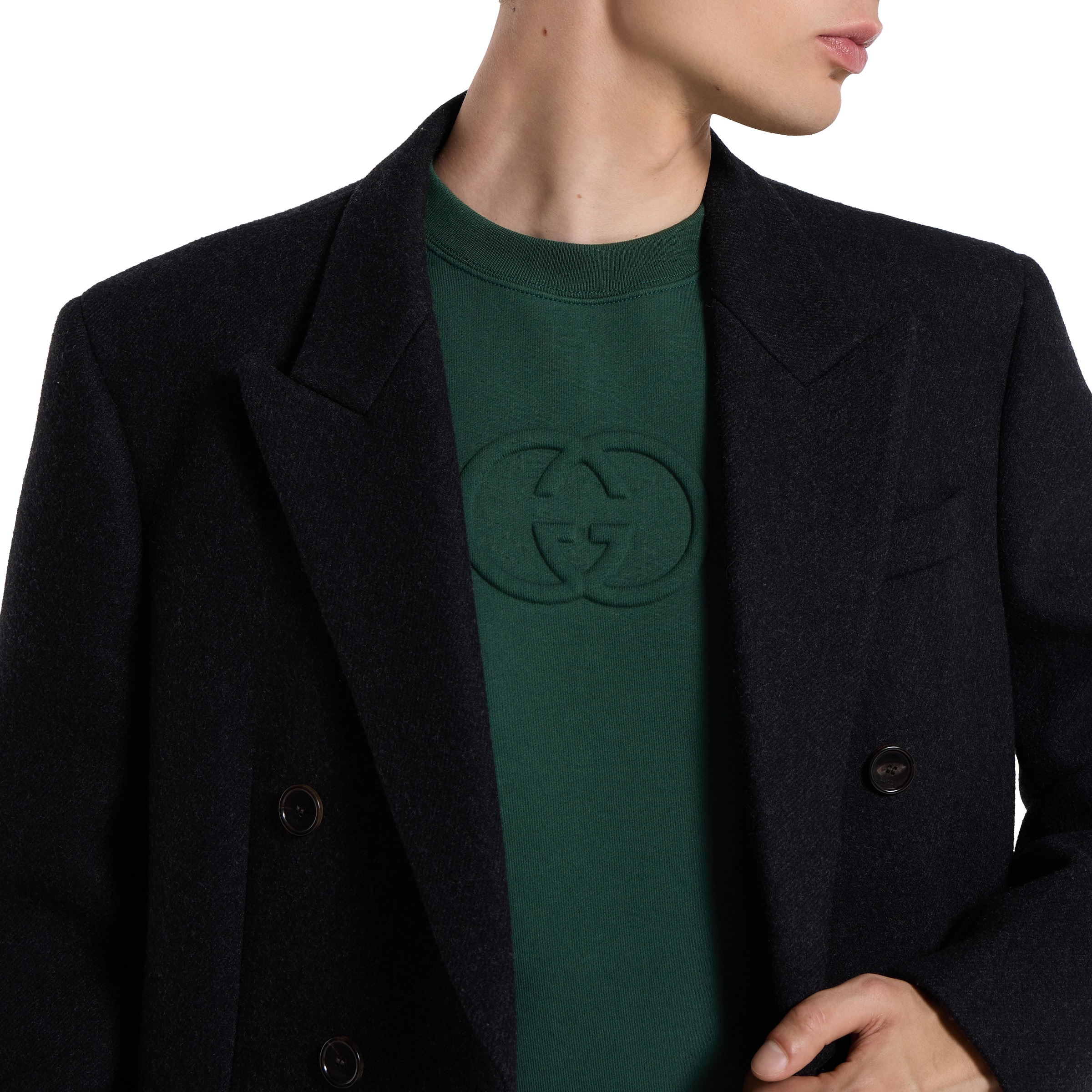 Brushed cotton jersey sweatshirt - 5