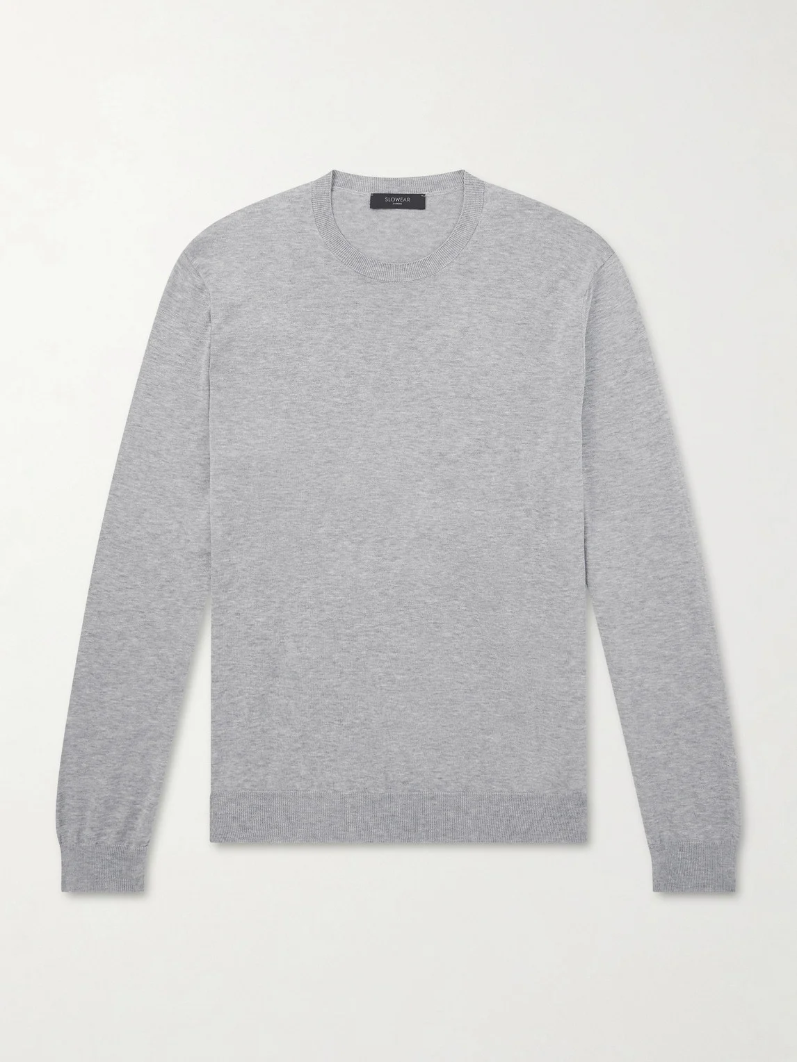 Cotton and Silk-Blend Sweater - 1