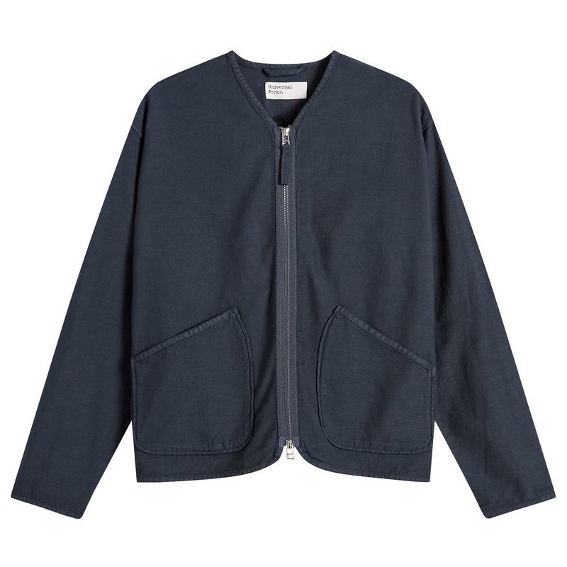 Universal Works Slub Sateen Zip Liner Jacket 1