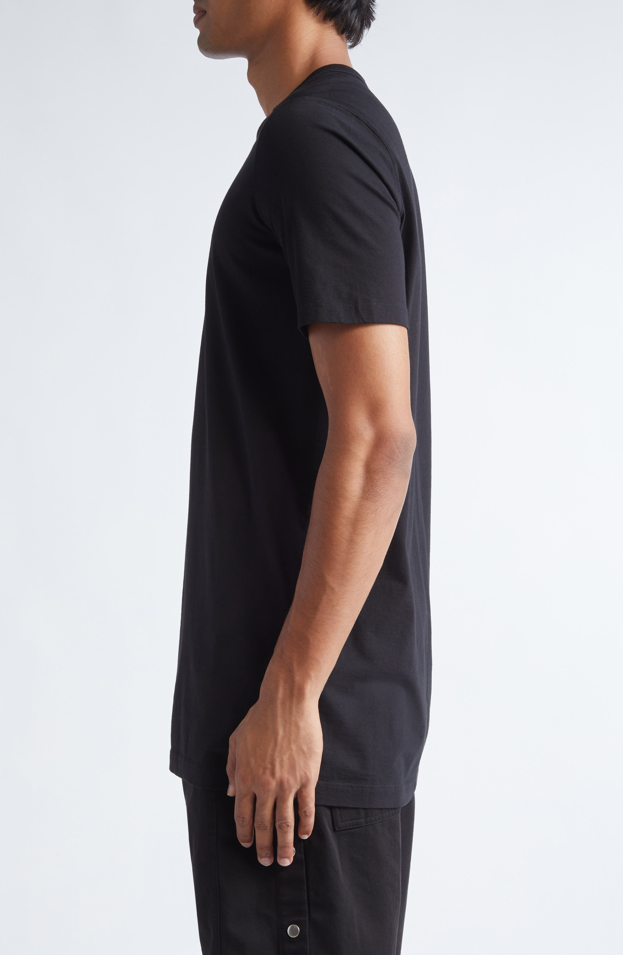 Rick Owens Level Seam T-Shirt in Black at Nordstrom - 4