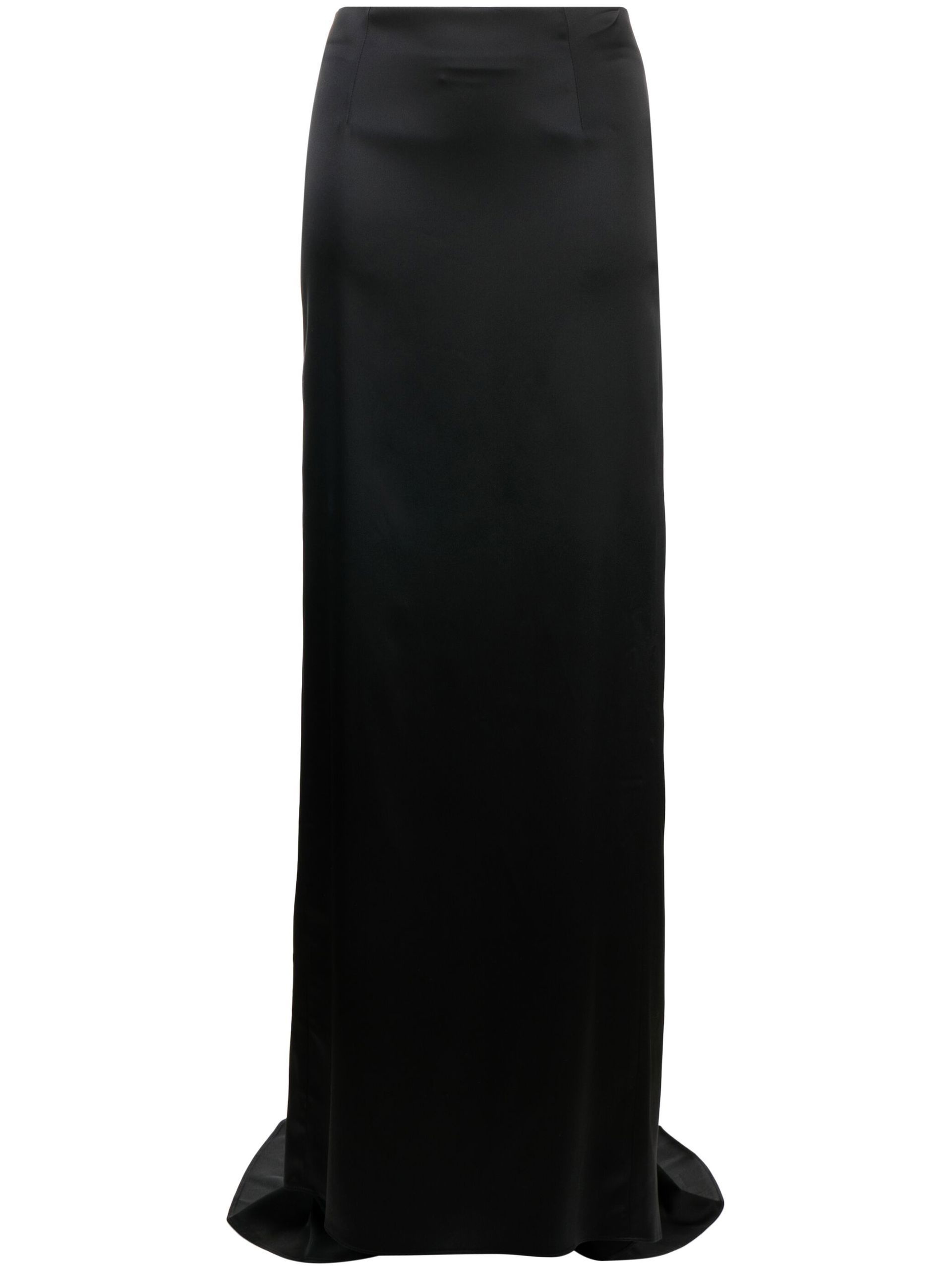 BALENCIAGA Black High Waist Maxi Skirt | brownsfashion