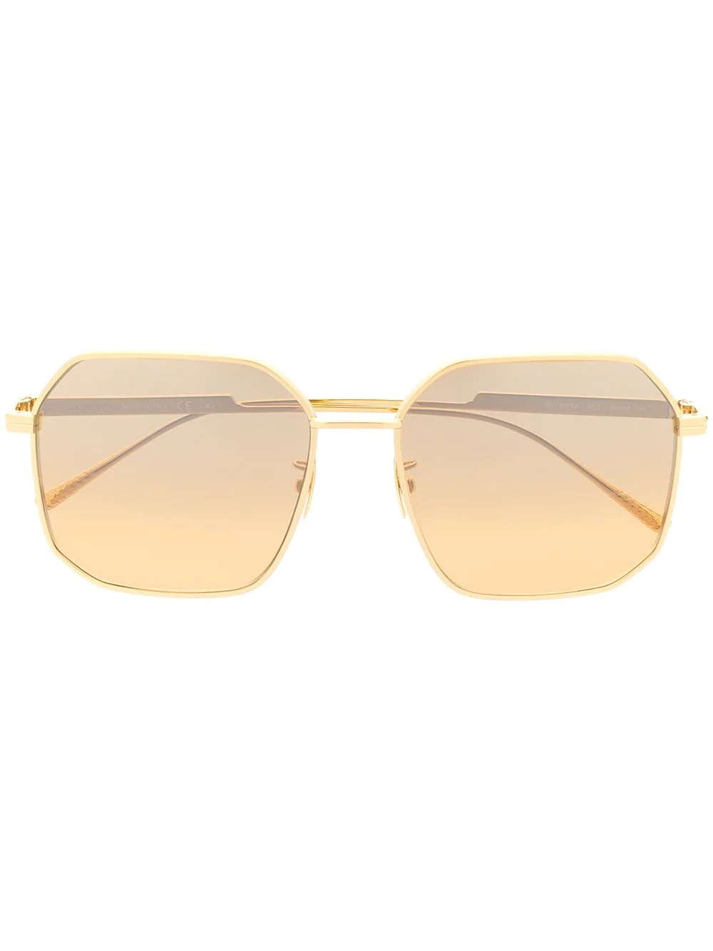 square-frame sunglasses - 1