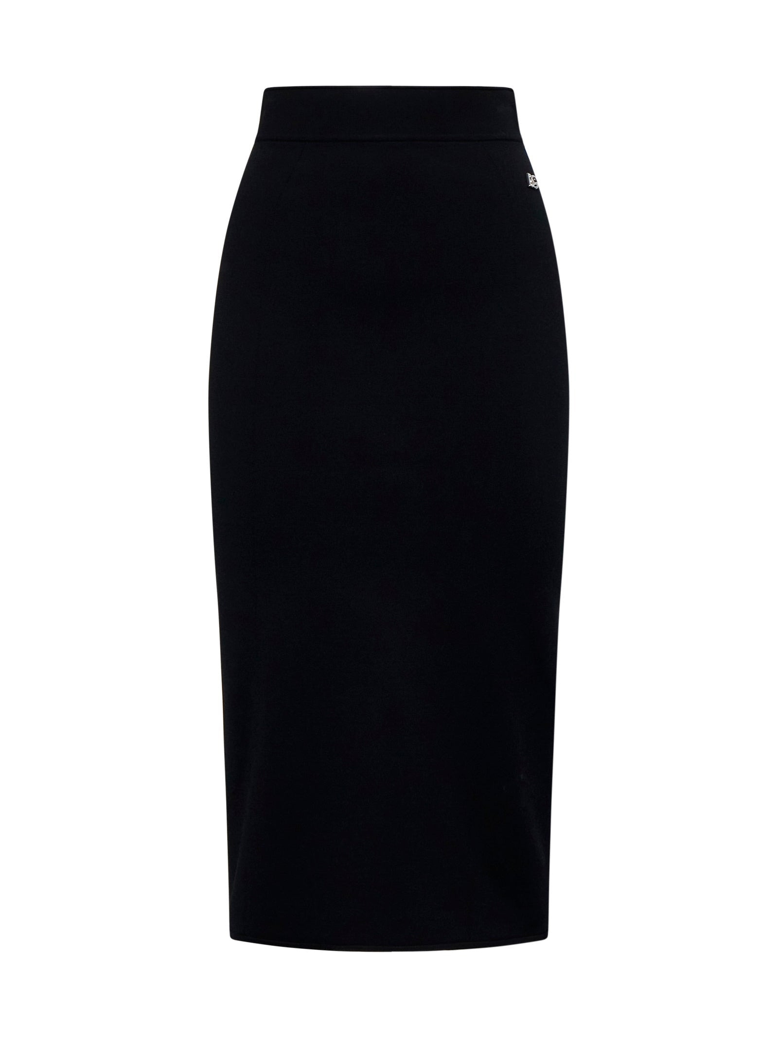 Dolce & Gabbana Women Black Logo Pencil Skirt - 1