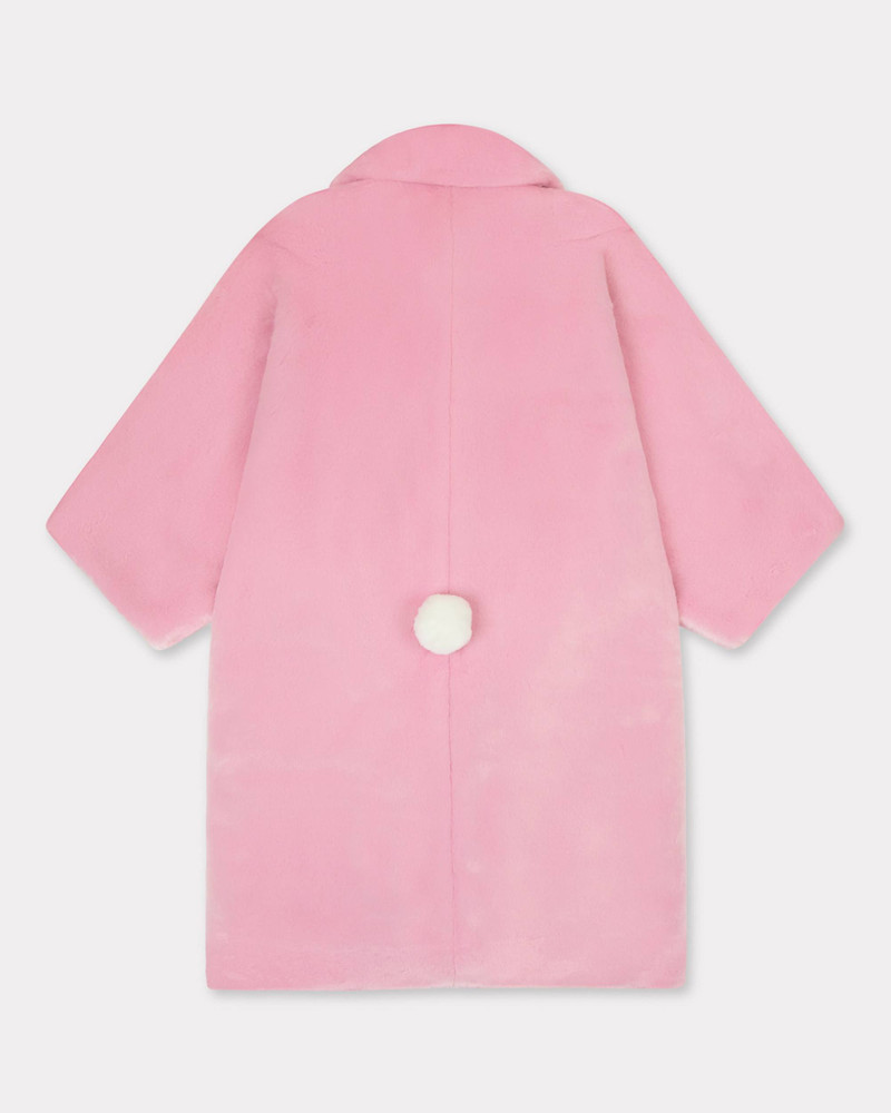 KENZO Oversized coat in fake fur outlook