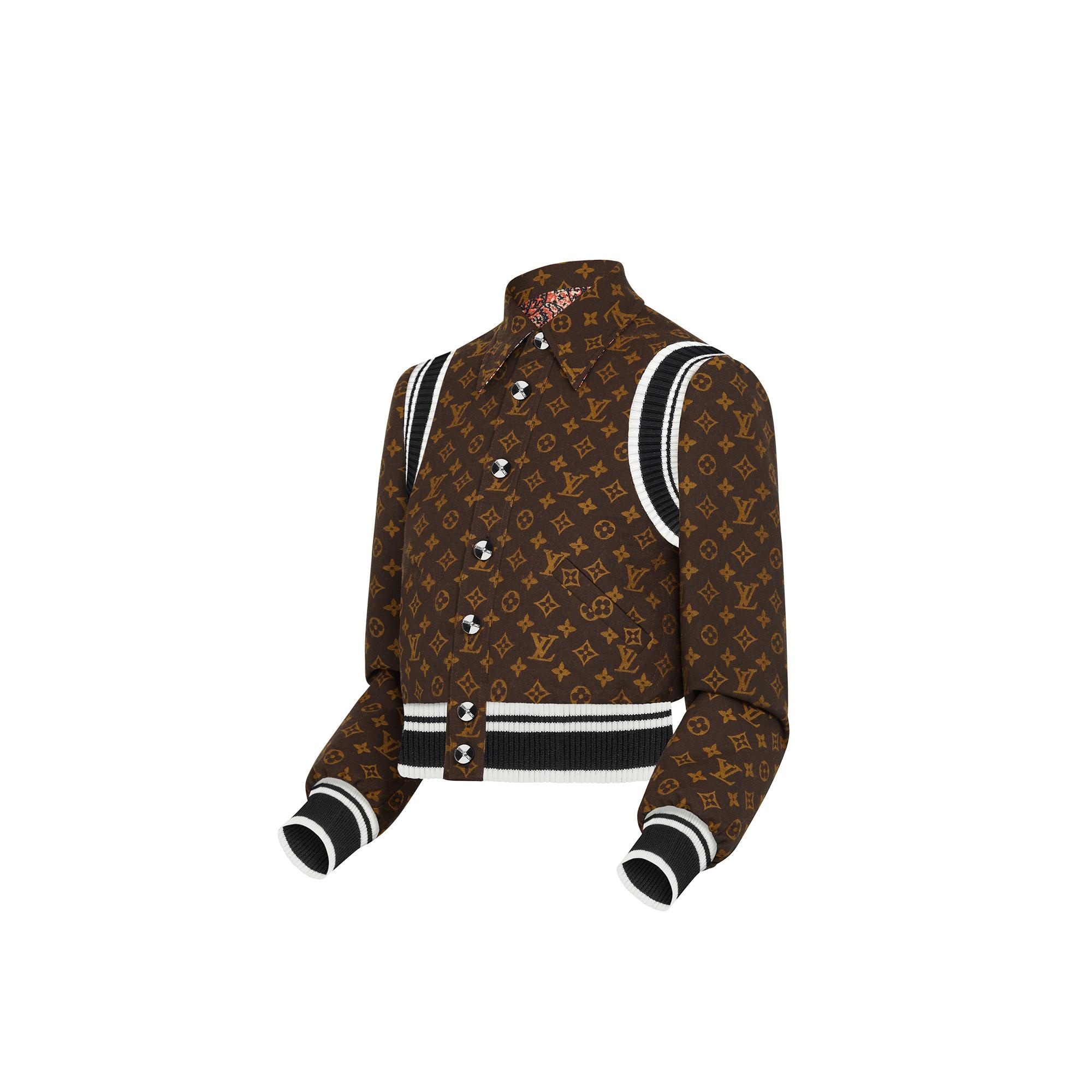 Paisley And Monogram Reversible Wool Bomber - 2