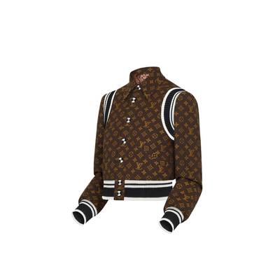 Louis Vuitton Paisley And Monogram Reversible Wool Bomber outlook