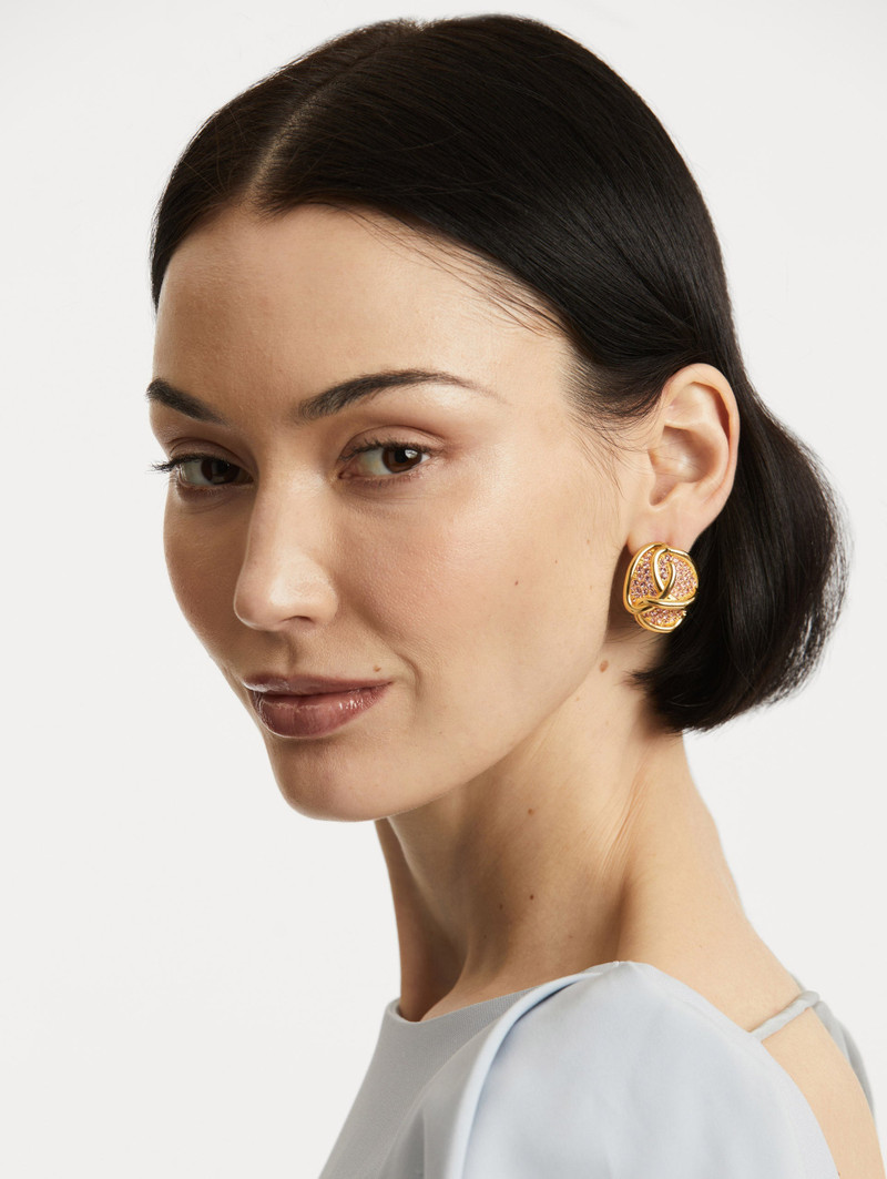 Oscar de la Renta BRAIDED O PAVÉ EARRINGS outlook