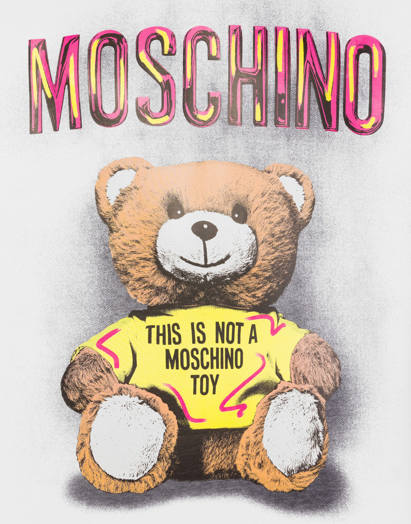 MOSCHINO TEDDY BEAR ORGANIC COTTON HOODIE 4