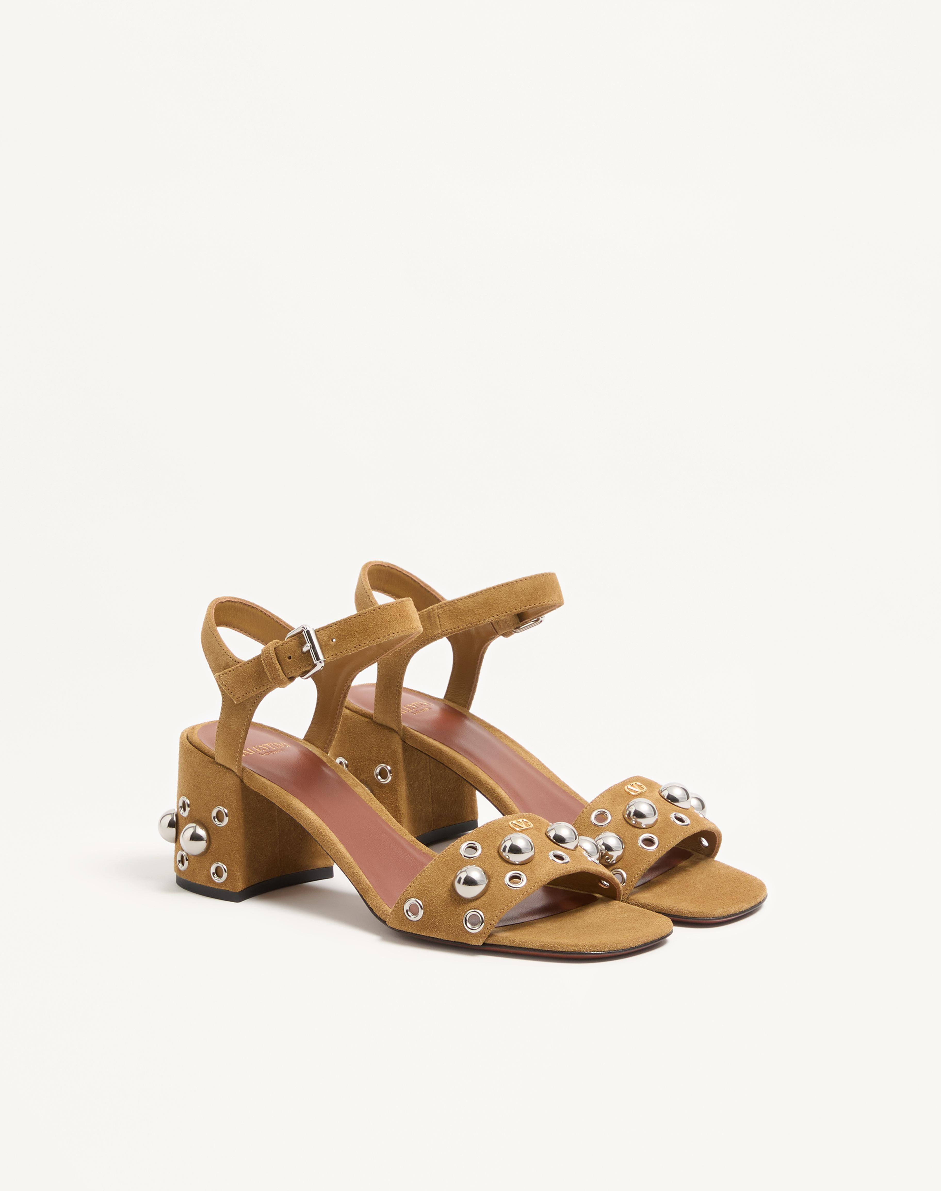 NELLCÔTE CRUST LEATHER SANDAL 60MM - 3