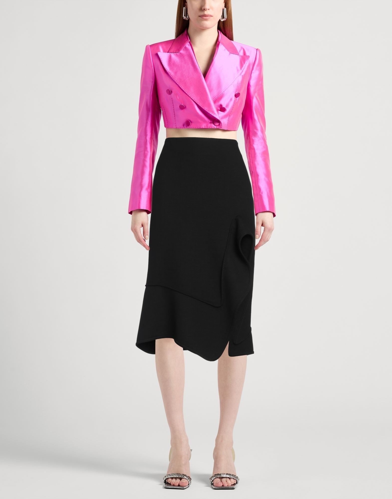 Black Women's Midi Skirt - 2