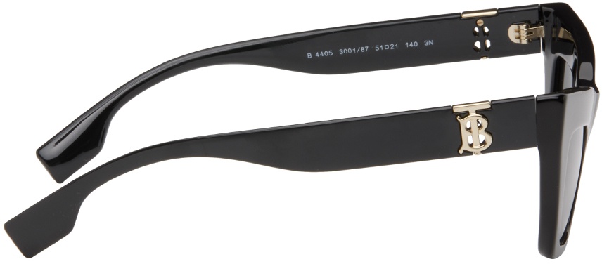 Black Cat-Eye Logo Sunglasses - 2
