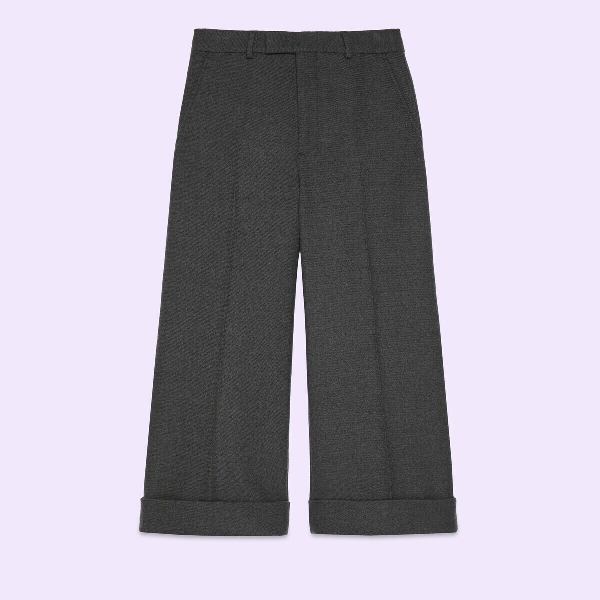 Wool cropped pant - 1