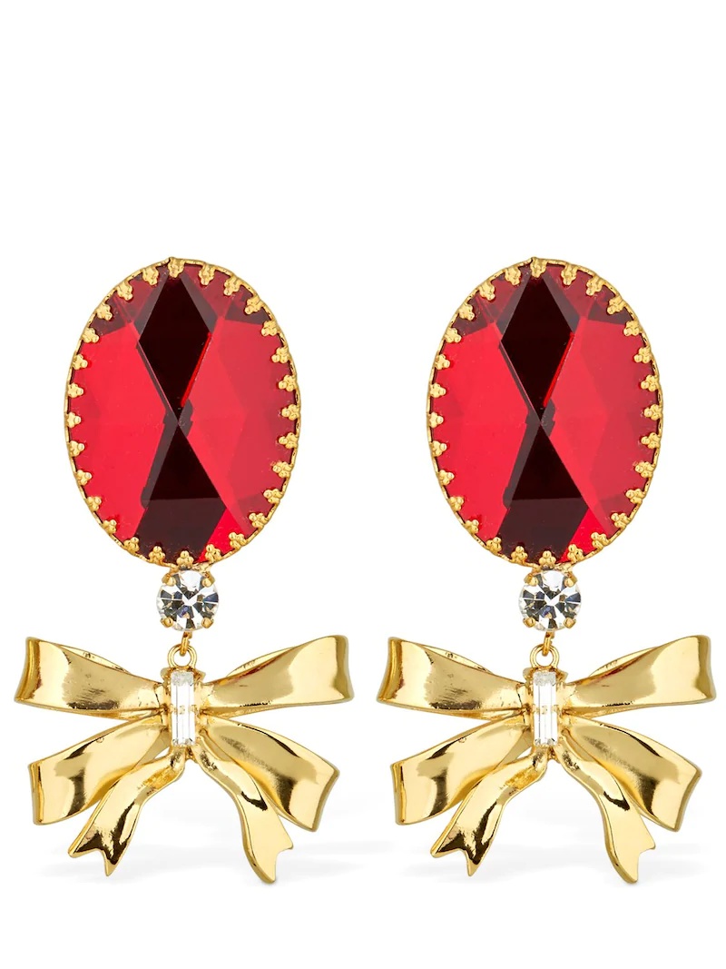 RIBBON CLIP-ON EARRINGS - 1