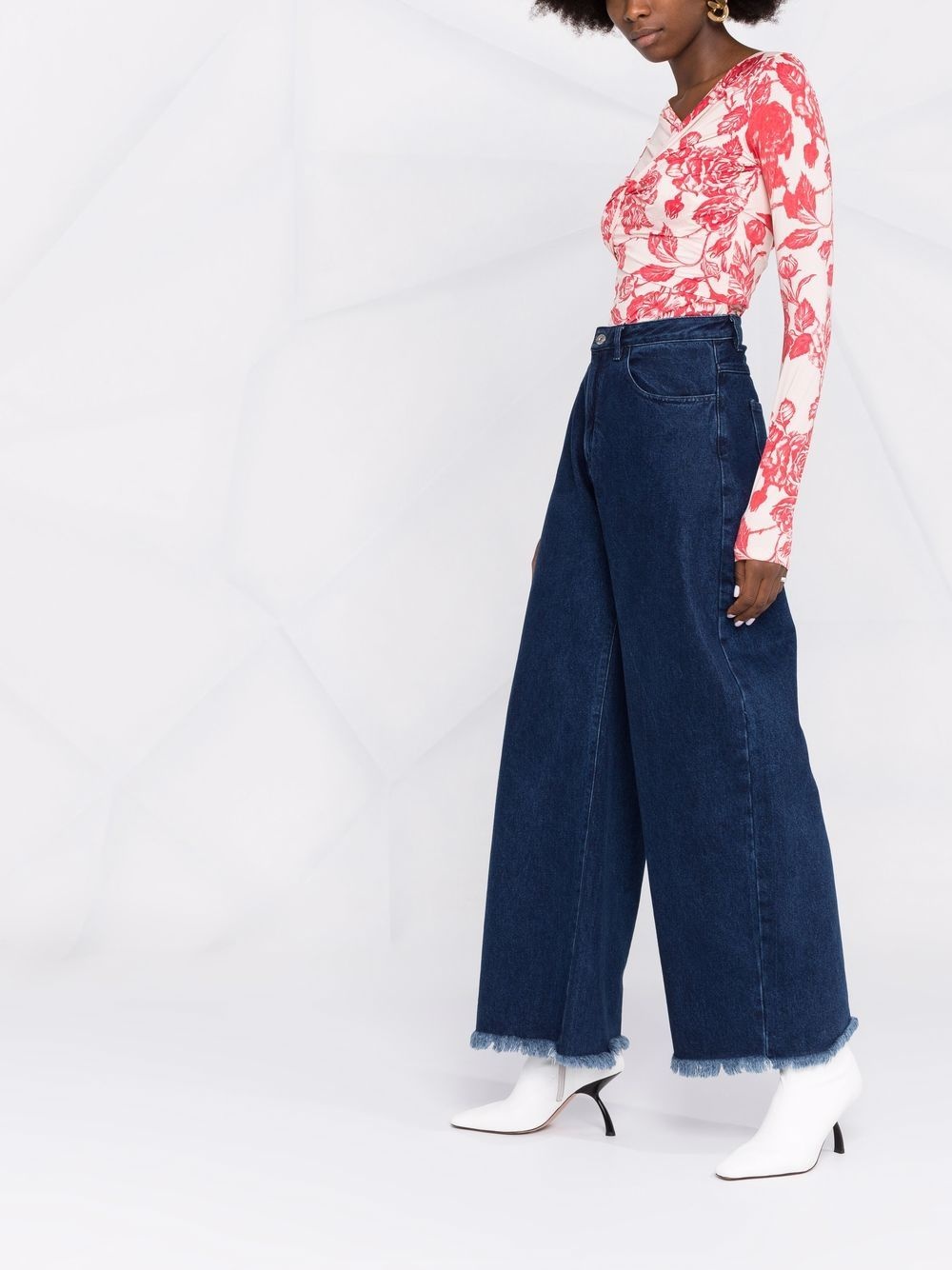floral-print top - 6
