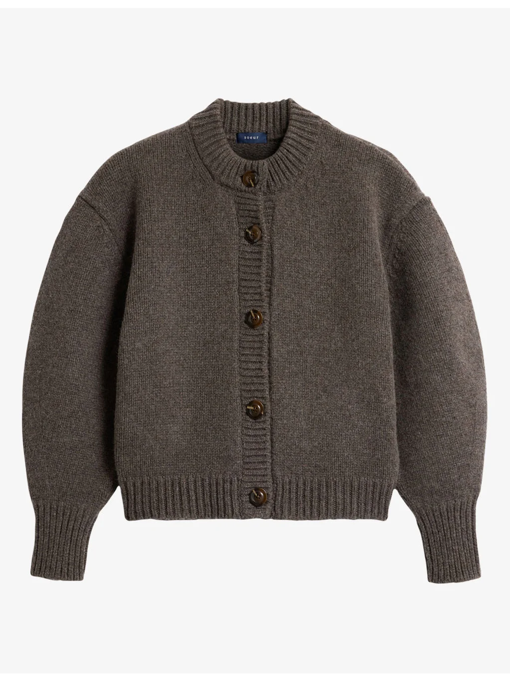 Leonard Relaxed-Fit Merino-Wool Cardigan - 1